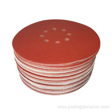 225mm 10 hole sandpaper disc orbital sander disk